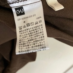 gu 羽織りワンピースの画像