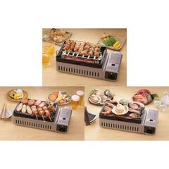 イワタニ 炉ばた大将 炙家（あぶりや）W 【カセットガス式 網焼き・串焼き専用器】 CB-RBT-Wの画像