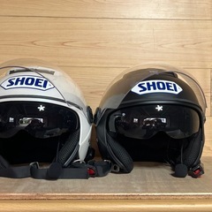 SHOEI仕様ヘルメット セット インカム付きの画像