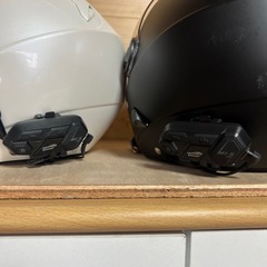 SHOEI仕様ヘルメット セット インカム付きの画像