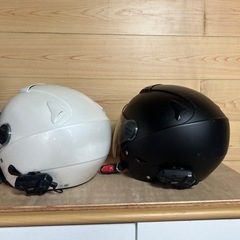 SHOEI仕様ヘルメット セット インカム付きの画像