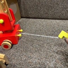 ACTUS 木のおもちゃ　消防車の画像