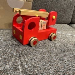 ACTUS 木のおもちゃ　消防車の画像