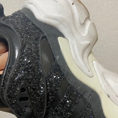 adidas キラキラ　厚底スニーカーの画像