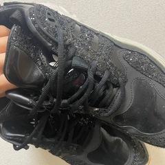 adidas キラキラ　厚底スニーカーの画像