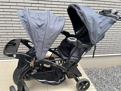 2人乗りベビーカー カトージ バギー 縦乗り