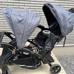 2人乗りベビーカー カトージ バギー 縦乗り