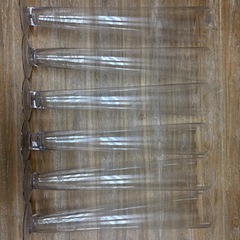 ガラス花瓶6本セット