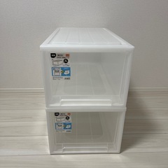 引き出し収納ケース 2個の画像