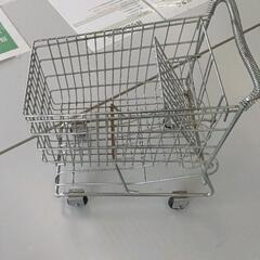 0511-344 ショッピングカート　レジカート　小物入れ 鉄製...
