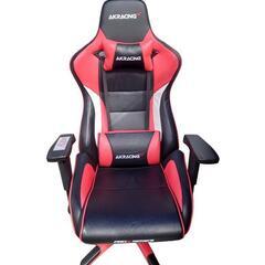 【売ります】AKRACING　ゲーミングチェア　黒×赤