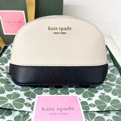 【未使用品】ケイトスペード kate spade スペンサー スモール ドーム コスメティック ケース 品番: PWRU7918 195U ND ポーチ レディース ギフトの画像