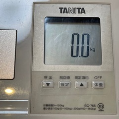 【リサイクルサービス八光】2020年製　タニタ  体組成計 エントリーモデル ホワイト BC-765-WH 150㎏までの画像