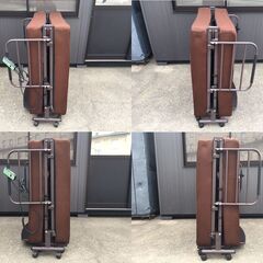 【値下げ!!美品動作確認済み】　NITORIニトリ　電動折りたたみベッド　セレサ2　ダークブラウン　45,732円　幅114㎝×奥行211㎝×高さ61㎝46㎏の画像