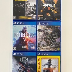 レインボーシックス シージ他　プレステ4　ソフト6本セット　ばら...