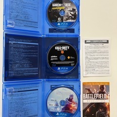 レインボーシックス シージ他　プレステ4　ソフト6本セット　ばら売り可能の画像