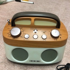 COCOCIMO ワイヤレス　ステレオ　スピーカー　システム　ラジオ　CS-250GURの画像