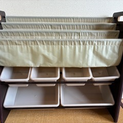 子供用　本棚　おもちゃ箱　収納ラック