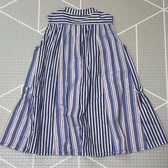 【古着】[BREEZE]ストライプフレアワンピース(80)の画像