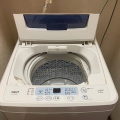 洗濯機6㎏　AQUA AQW-S601(W) 2013年製  の画像
