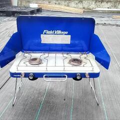 アウトドア　カセットコンロ　2口の画像