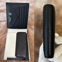 Ficoフィーコ二つ折り財布コンパクトウォレットさいふ小銭入れ有折りたたみ財布の画像