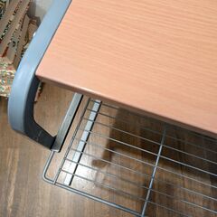 電子レンジラック　レンジ台　オーブンレンジ　スライド　立ち合いなし可の画像