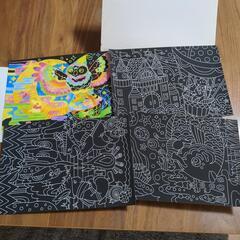ダイソースクラッチアートシートの画像