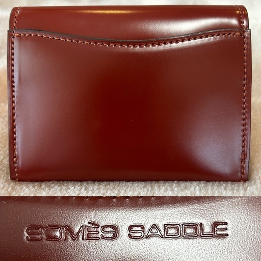 ソメスサドルコードバンミニ財布カード入れ付きコインケース小銭入れ