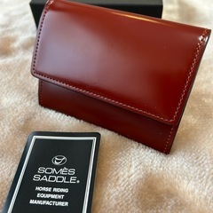 ソメスサドルコードバンミニ財布カード入れ付きコインケース小銭入れ...