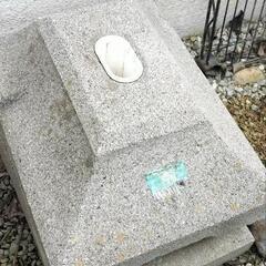 ステンレス物干しと土台2個の画像