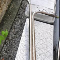 ステンレス物干しと土台2個