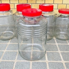 多用途に使える瓶5個セットの画像