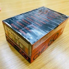 希少　昭和レトロ　カセット　ソニー　10個