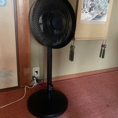 コイズミリモコン付き扇風機の画像