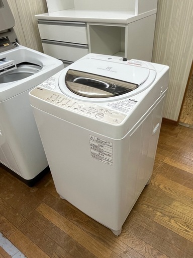 大きめ7.0kg洗い!! TOSHIBA 2020年 AW-7G8(W) 全自動電気洗濯機
