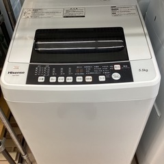 2018年製★美品 中古★Hisense☆5.5kg☆全自動洗濯...