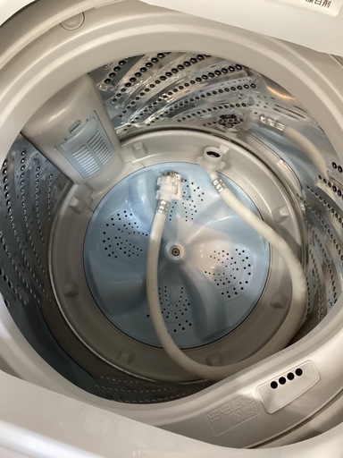 2018年製★美品 中古★Hisense☆5.5kg☆全自動洗濯機☆汚れを掻き出す、独自のパルセーター☆ステンレス槽【HW-T55C】