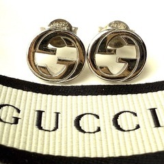 GUCCI 〔グッチ インターロッキングG〕ピアス(両耳用)の画像