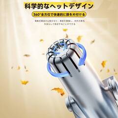 【新品・未使用】Emny 鼻毛カッター 手動 エチケットカッター メンズ 鼻毛切り 回転式 電池不要 痛みなし 12枚立体ブレード 鼻孔を傷つけない 水洗い可能の画像