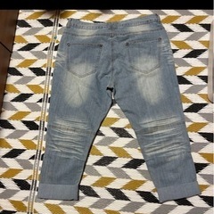 デニムグロップドパンツの画像