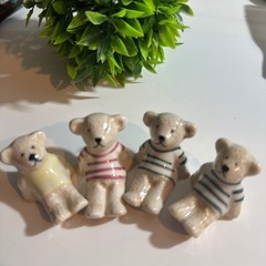①クマさんの箸置き