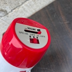 メガホン サイレン付きハンディ 拡声器 イベント　防災グッズの画像