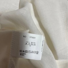 大きいサイズLLサイズ白ワンピースの画像