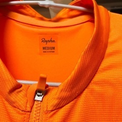 Rapha サイクルジャージ Mサイズ オレンジの画像