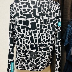 MORVÉLO サイクルジャージ 長袖 モノクロMの画像