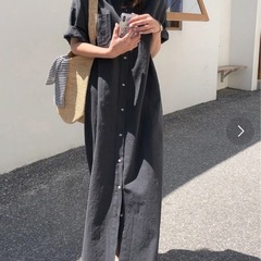 AMOUR BOX 半袖シャツワンピース