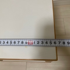 木製　カラーボックス　スツール　ホワイトの画像
