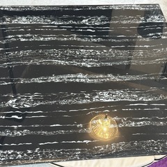 大理石コーヒーテーブル120cmシルバーステンレススチールの画像