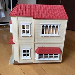 シルバニア　赤い屋根の大きなお家の画像
